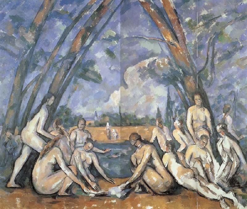 Paul Cezanne Large Bathers oil painting picture